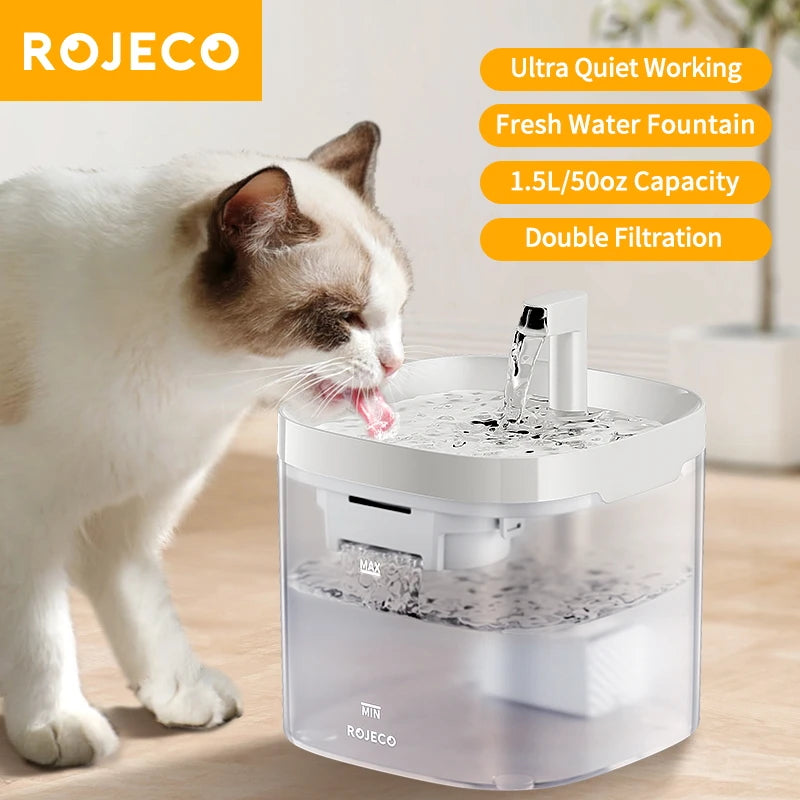 dispensador de agua para mascotas. Smart Cat Water Fountain Automatic Pet Water Dispenser