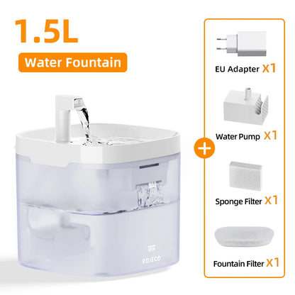 dispensador de agua para mascotas. Smart Cat Water Fountain Automatic Pet Water Dispenser